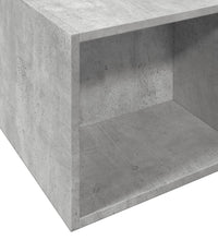 Bettgestell Betongrau 180x200 cm Holzwerkstoff
