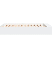 Bettgestell Weiß 160x200 cm Holzwerkstoff