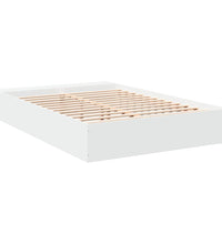 Bettgestell Weiß 160x200 cm Holzwerkstoff