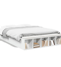 Bettgestell Weiß 120x200 cm Holzwerkstoff