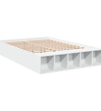 Bettgestell Weiß 120x200 cm Holzwerkstoff