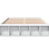 Bettgestell Weiß 120x200 cm Holzwerkstoff