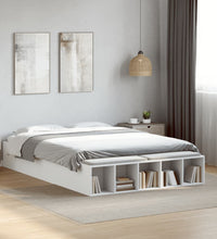 Bettgestell Weiß 120x200 cm Holzwerkstoff