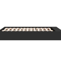 Bettgestell Schwarz 120x200 cm Holzwerkstoff