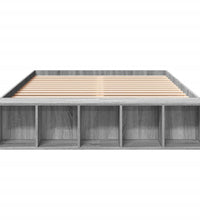 Bettgestell Grau Sonoma 120x200 cm Holzwerkstoff