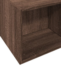 Bettgestell Braun Eichen-Optik 120x200 cm Holzwerkstoff