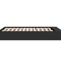 Bettgestell Schwarz 135x190 cm Holzwerkstoff