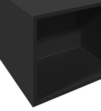 Bettgestell Schwarz 135x190 cm Holzwerkstoff