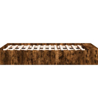 Bettgestell Räuchereiche 120x190 cm Holzwerkstoff
