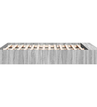 Bettgestell Grau Sonoma 120x190 cm Holzwerkstoff