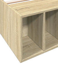 Bettgestell Sonoma-Eiche 100x200 cm Holzwerkstoff