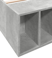 Bettgestell Betongrau 100x200 cm Holzwerkstoff