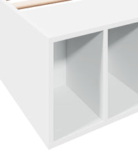 Bettgestell Weiß 90x200 cm Holzwerkstoff