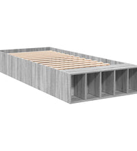 Bettgestell Grau Sonoma 90x200 cm Holzwerkstoff