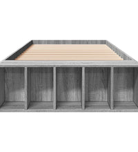 Bettgestell Grau Sonoma 90x200 cm Holzwerkstoff