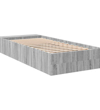 Bettgestell Grau Sonoma 90x200 cm Holzwerkstoff