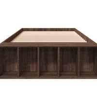 Bettgestell Braun Eichen-Optik 90x200 cm Holzwerkstoff