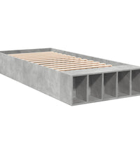 Bettgestell Betongrau 90x190 cm Holzwerkstoff