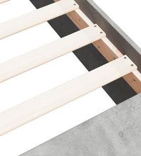 Bettgestell Betongrau 90x190 cm Holzwerkstoff