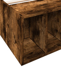 Bettgestell Räuchereiche 90x190 cm Holzwerkstoff