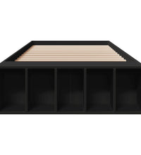 Bettgestell Schwarz 75x190 cm Holzwerkstoff