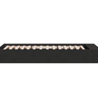 Bettgestell Schwarz 75x190 cm Holzwerkstoff