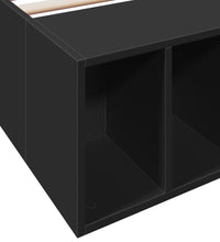 Bettgestell Schwarz 75x190 cm Holzwerkstoff