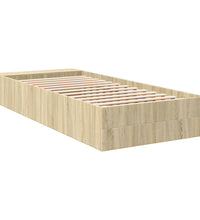 Bettgestell Sonoma-Eiche 75x190 cm Holzwerkstoff