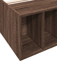 Bettgestell Braun Eichen-Optik 75x190 cm Holzwerkstoff