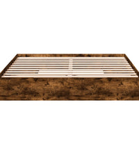 Bettgestell mit Schubladen Räuchereiche 200x200cm Holzwerkstoff
