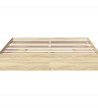 Bettgestell mit Schubladen Sonoma-Eiche 180x200cm Holzwerkstoff