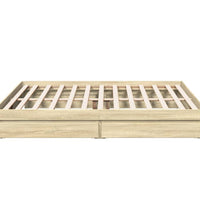 Bettgestell mit Schubladen Sonoma-Eiche 180x200cm Holzwerkstoff
