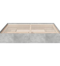 Bettgestell mit Schubladen Betongrau 180x200 cm Holzwerkstoff
