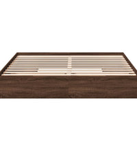 Bettgestell mit Schubladen Braun Eichen-Optik 180x200 cm
