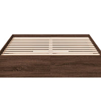 Bettgestell mit Schubladen Braun Eichen-Optik 140x200 cm