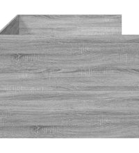 Tagesbett mit Schubladen ohne Matratze Grau Sonoma 90x190 cm