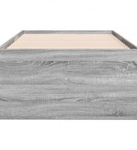 Tagesbett mit Schubladen ohne Matratze Grau Sonoma 100x200 cm