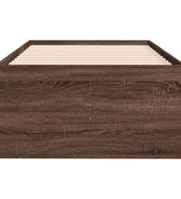Tagesbett Schubladen Braun Eiche-Optik 100x200 cm Holzwerkstoff