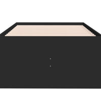 Tagesbett mit Schubladen ohne Matratze Schwarz 90x190 cm