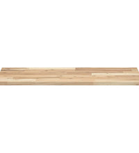 Schweberegale 2 Stk. 100x40x2 cm Massivholz Akazie Unbehandelt