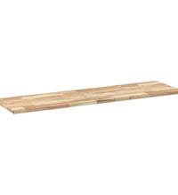 Schweberegale 2 Stk. 120x40x2 cm Massivholz Akazie Unbehandelt