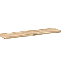 Schweberegale 2 Stk. 120x40x2 cm Massivholz Akazie Unbehandelt