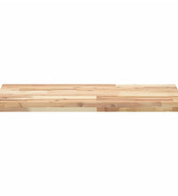 Schweberegale 2 Stk. 100x40x4 cm Massivholz Akazie Unbehandelt