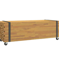 Couchtisch 110x45x35 cm Massivholz Teak