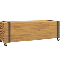 Couchtisch 110x45x35 cm Massivholz Teak