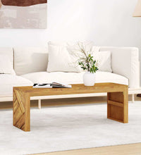 Couchtisch 110x35x38 cm Massivholz Teak