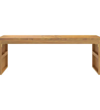 Couchtisch 110x35x38 cm Massivholz Teak