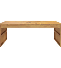 Couchtisch 110x60x38 cm Massivholz Teak