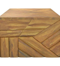 Couchtisch 110x60x38 cm Massivholz Teak