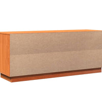 Schuhschrank Wachsbraun 110x34x45 cm Massivholz Kiefer